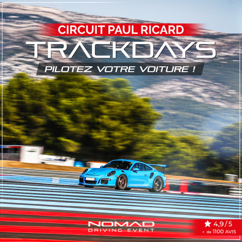 TRACKDAY NOMAD DRIVING EVENT - 23 AOUT 2025