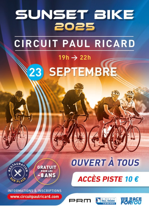 SUNSET BIKE - 23 SEPTEMBRE 2025