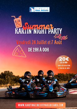 SUMMER KARTIN'NIGHT PARTY - 24 JUILLET 2026
