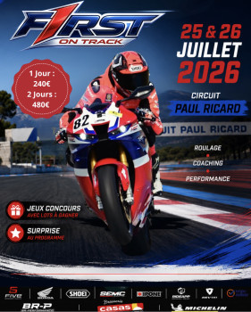 FIRST ON TRACK - 25 & 26 JULY