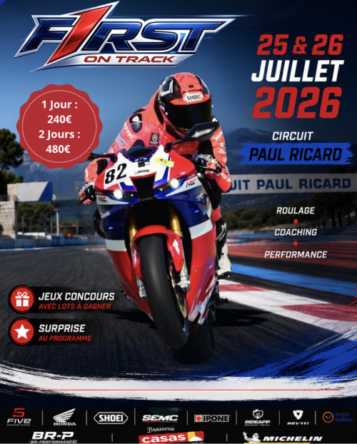 FIRST ON TRACK - 25 & 26 JULY