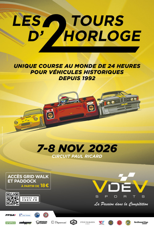 LES 2 TOURS D'HORLOGE - 7 & 8 NOVEMBRE 2026