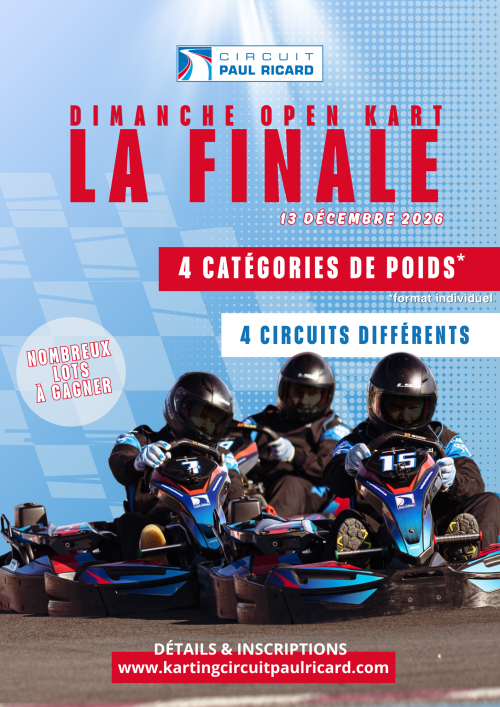 FINALE DIMANCHE OPEN KART - 13 D&Eacute;CEMBRE 2026