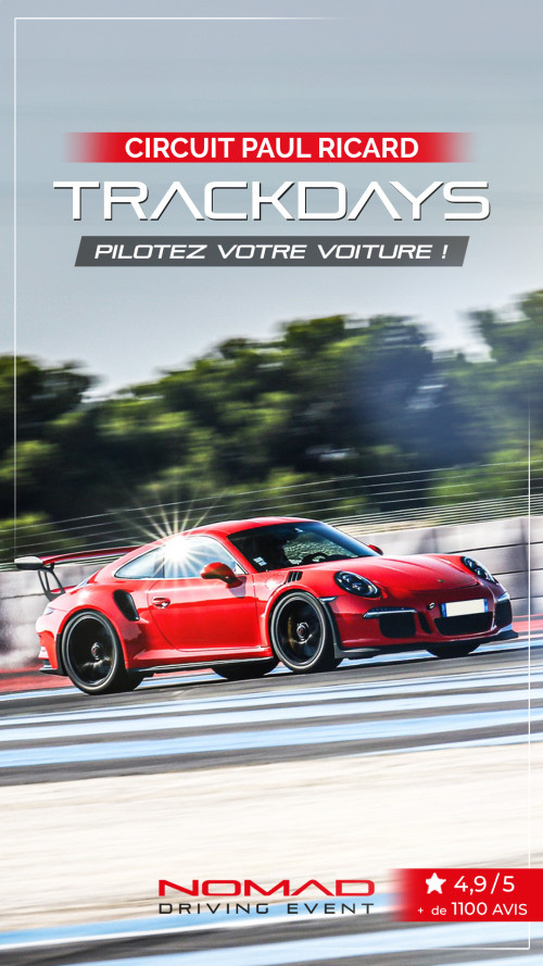 TRACKDAY NOMAD DRIVING EVENT - 22 AO&Ucirc;T 2026