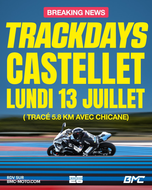 TRACK DAYS BMC - 13 JUILLET 2026