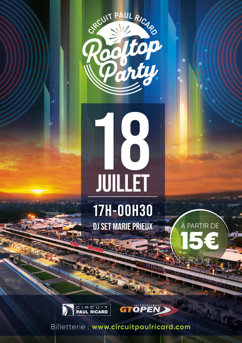 ROOFTOP PARTY INTERNATIONAL GT OPEN - 18 JUILLET 2026