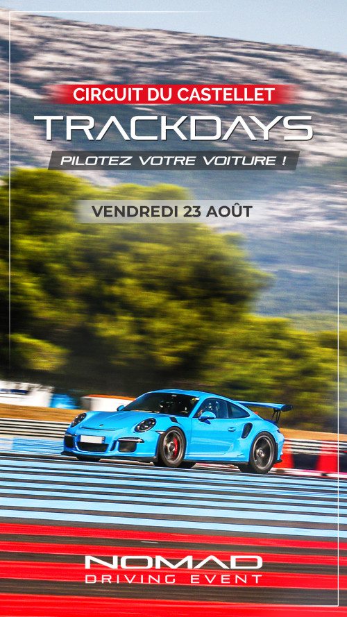 TRACKDAY NOMAD DRIVING EVENT - 23 AOÛT 2024
