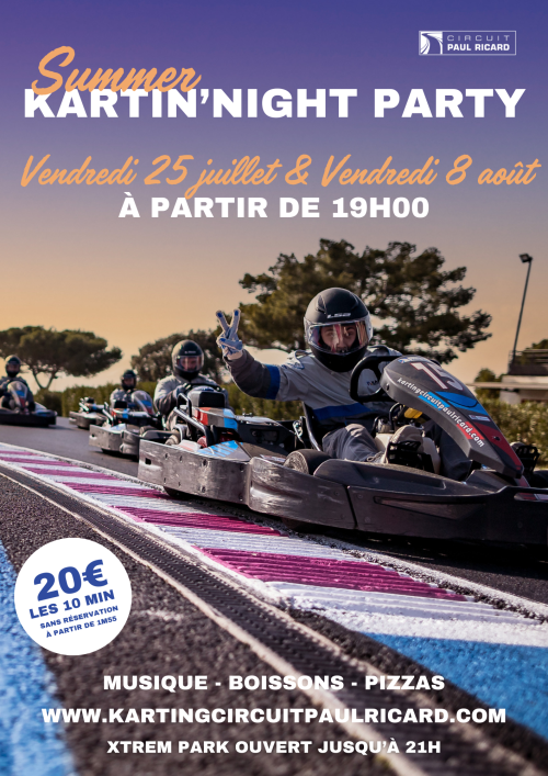 SUMMER KARTIN'NIGHT PARTY - 25 JUILLET 2025