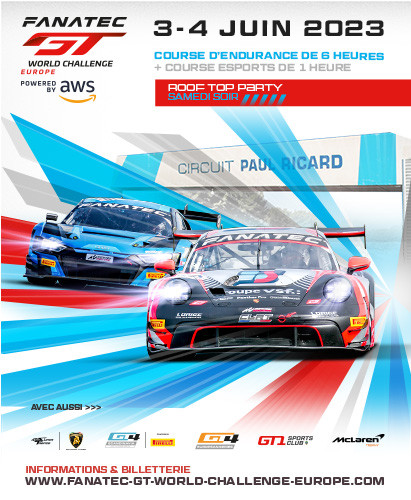 FANATEC GT WORLD CHALLENGE EUROPE POWERED BY AWS - JUNE 3-4, 2023