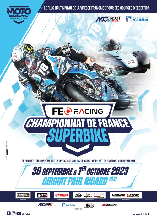 CHAMPIONNAT DE FRANCE SUPERBIKE 29 SEPTEMBRE-1er OCTOBRE