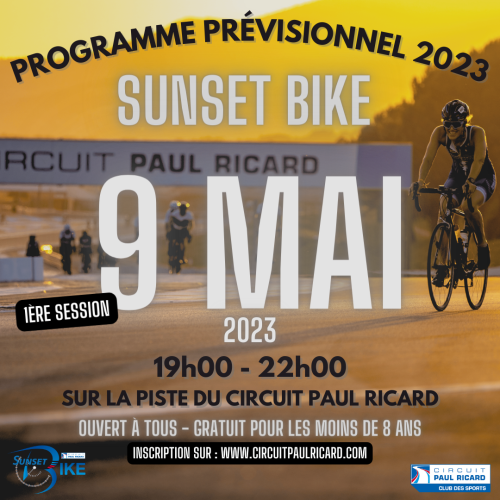 SUNSET BIKE - 9 MAI 2023
