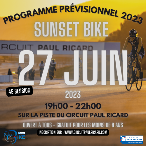 SUNSET BIKE - 27 JUNE 2023