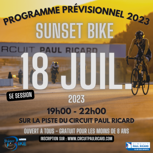 SUNSET BIKE - 18 JULY 2023