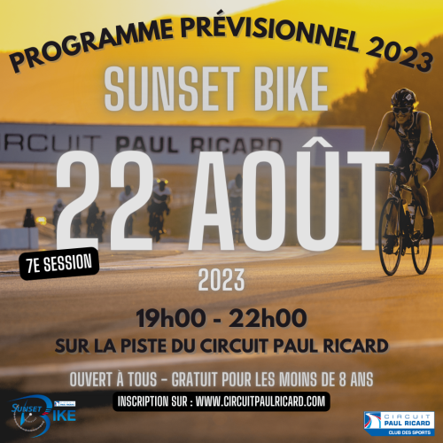 SUNSET BIKE - 22 AUGUST 2023