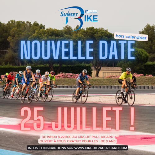 SUNSET BIKE - 25 JUILLET 2023