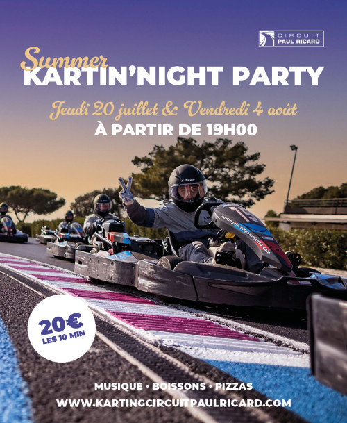 SUMMER KARTIN'NIGHT PARTY - 20 JUILLET 2023