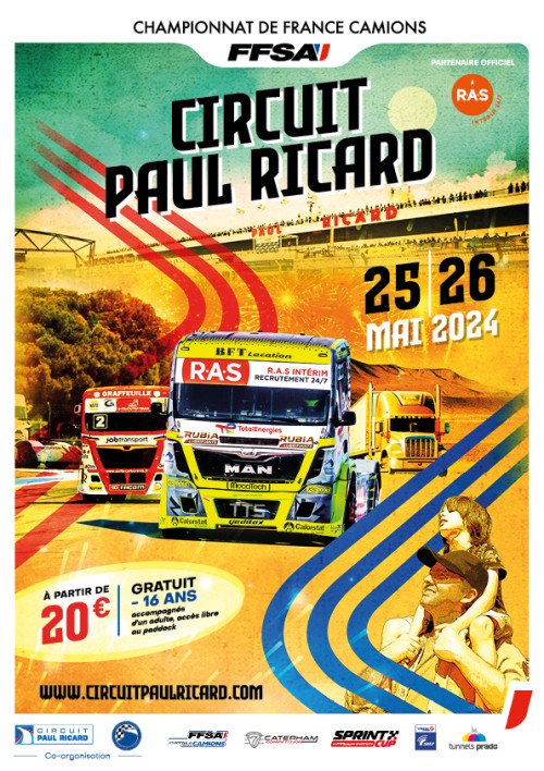 CHAMPIONNAT DE FRANCE CAMIONS FFSA - 25 & 26 MAI 2024