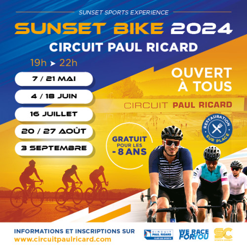 SUNSET BIKE - 7 MAI 2024
